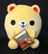 ZURU Snackles Mystery Capsule Haribo Gummy Gold/Yellow Bear 5” Plush EUC!!!!