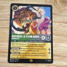 Lorcana Attack of the Vine - Rapunzel Flynn Rider - Unlikely Pair - 100/204