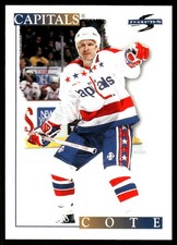 Sylvain Cote 1995-96 Score #183 Capitals NHL READ FREE SHIPPING AutographDen