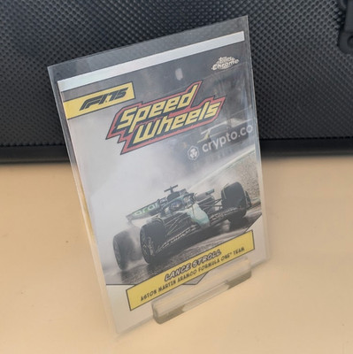 Lance Stroll 1975 Speed Wheels Topps Chrome F1 2025 Aston Martin 75 AM