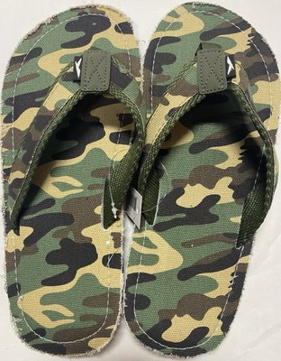 Camouflage Camo Sandals Flip Flops Men display picture 1