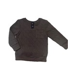 Cat & Jack Boys Quilted Pullover Top Gray 2T — photo 1