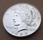 1935 S Peace Silver Dollar - 90% Silver $1.00 U.S. Coin