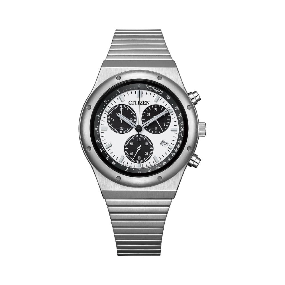 CITIZEN COLLECTION AT2541-54A RECORD LABEL 1984 Chronograph Eco