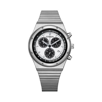 CITIZEN COLLECTION AT2541-54A RECORD LABEL 1984 Chronograph Eco