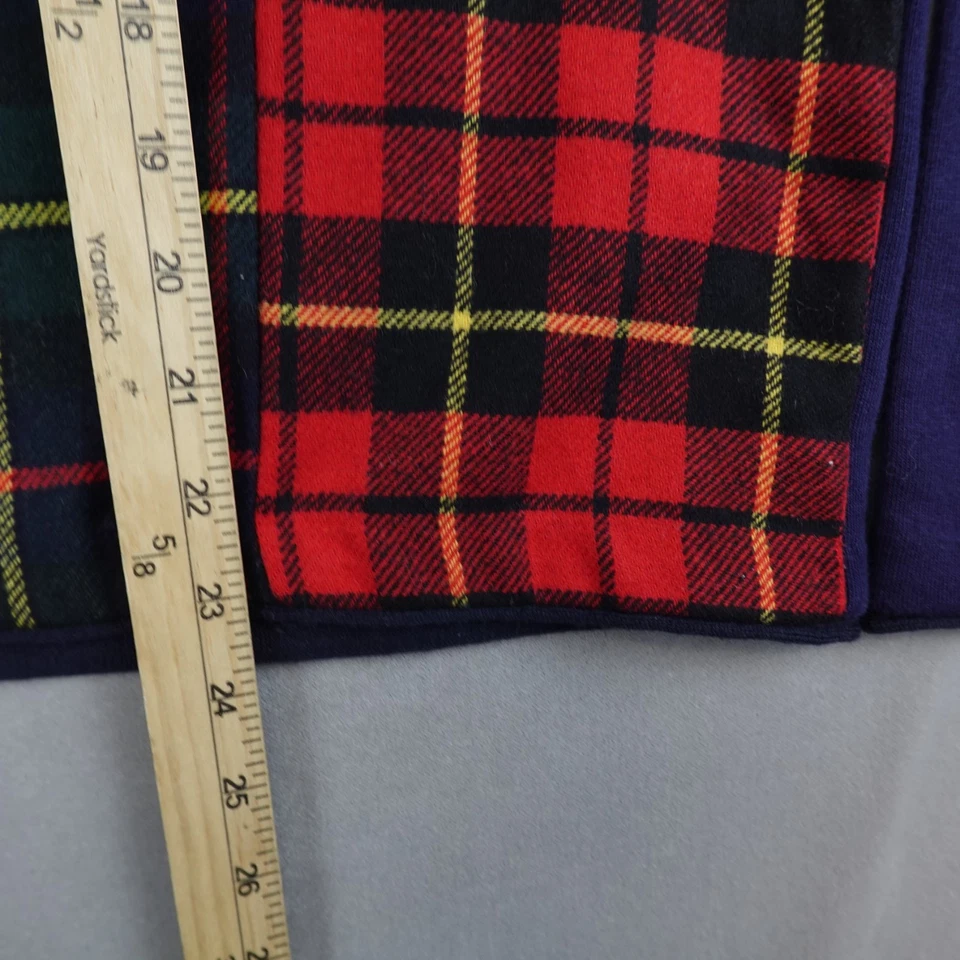 De Colección Chipie Cárdigan Chaqueta Lana Sangrado Cuadros Botón Delantero Hecho en Francia Mujeres XXL Foto 4 de 4