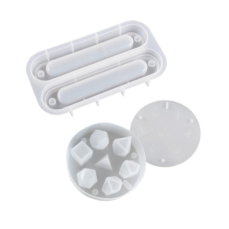 Various Shapes Dices Fillet Square Triangle Dices Epoxy Mold with ...