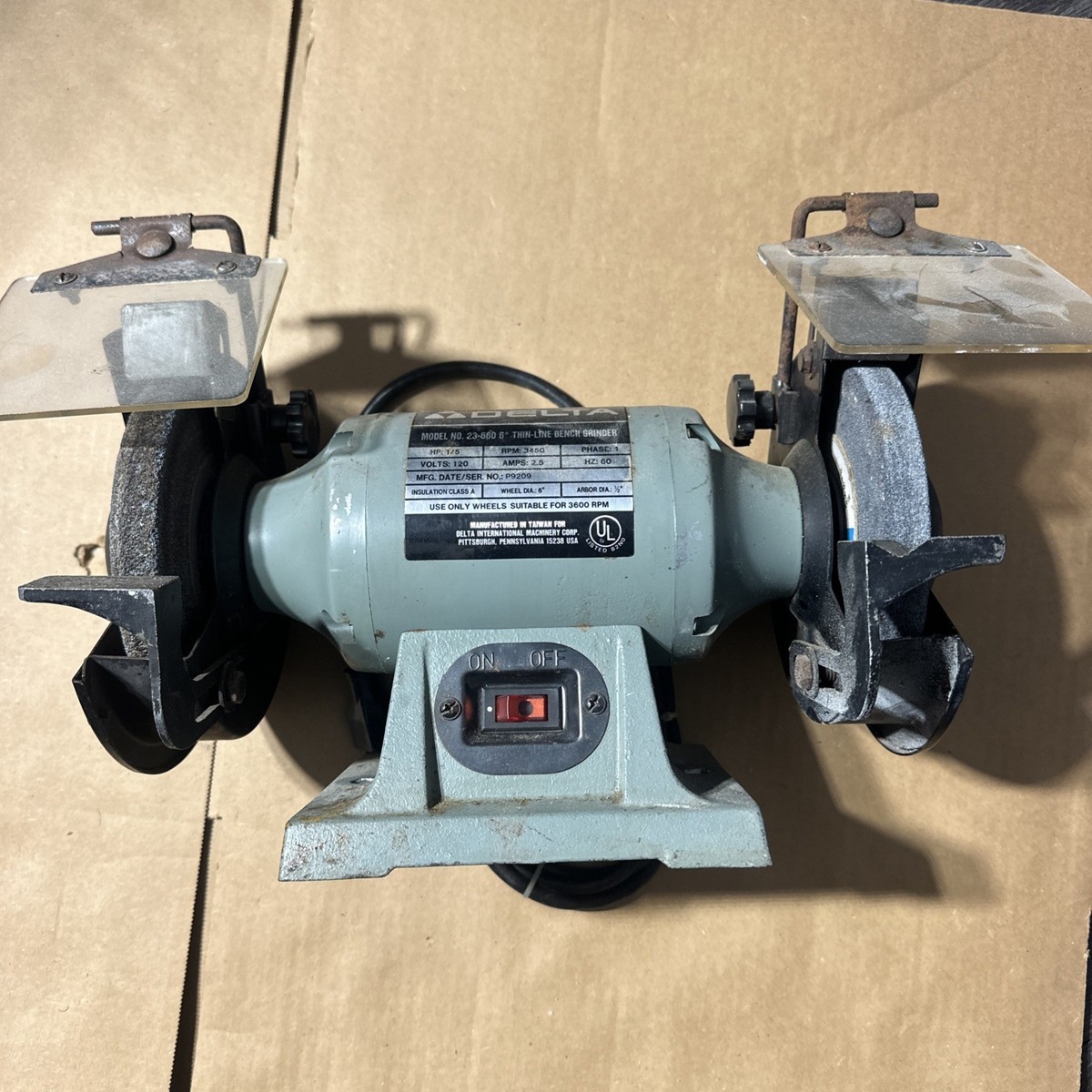 Delta Bench Grinder Model 23-660-6