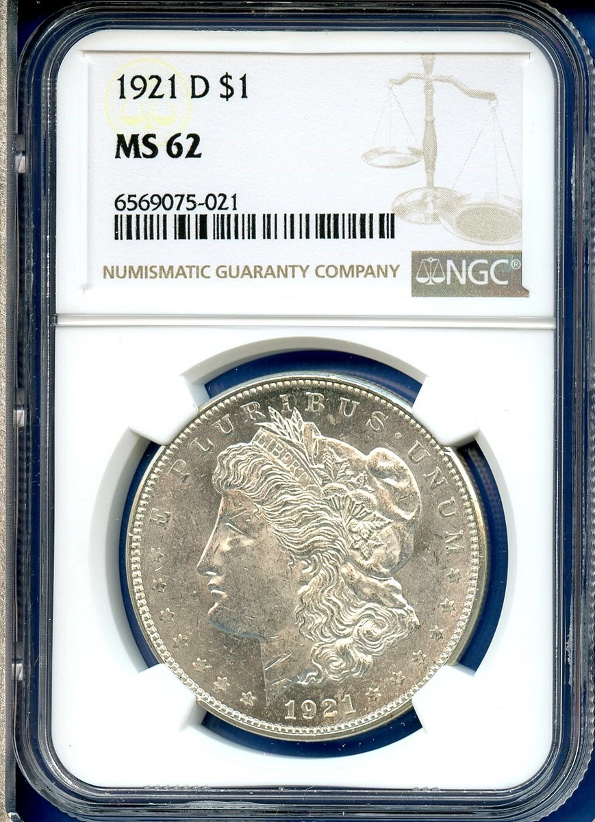 MS 62 Graded 1921 Year Morgan US Dollars (1878-1921) for sale | eBay