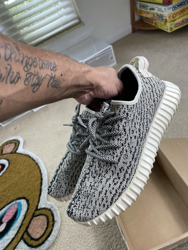 Adidas Yeezy Boost 350 Turtle Dove Sneakers 2015 - Image 4 of 4