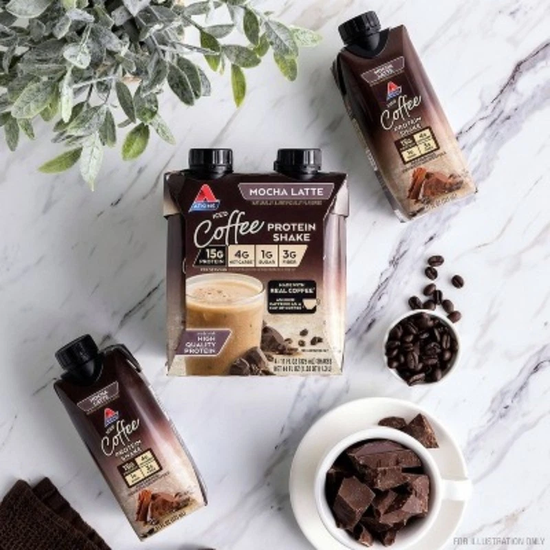 Coffee shake gelado Atkins RTD - Mocha Latte - Imagem 3 de 4