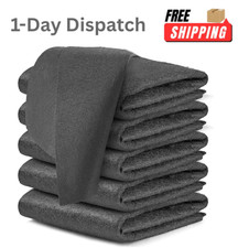 Thickened Magic Cleaning Cloth 6Pcs Microfiber Cloth 12" x 12" Black