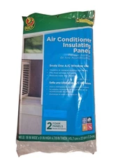 2 Duck Brand Window Air Conditioner Foam Insulating Panels 18" x 9" x .88" [G3]