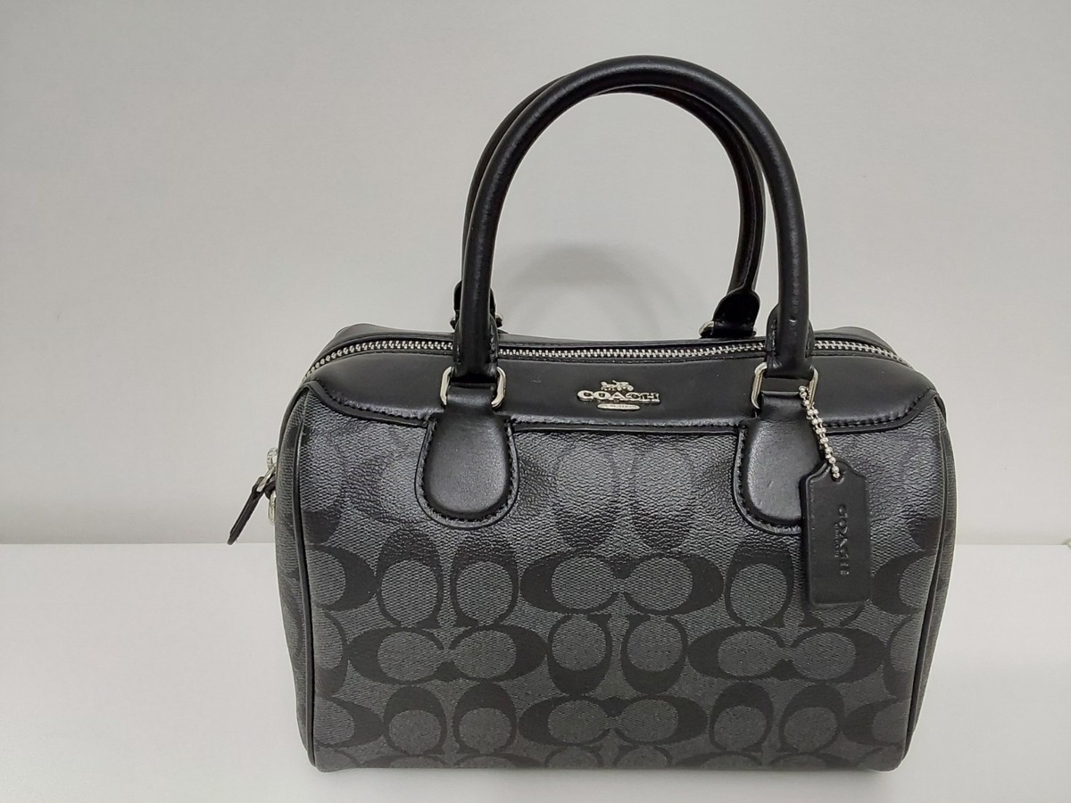 Coach F32203 Mini Bennett Satchel Handbag In Signature Canvas