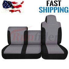 Custom 4060 Split Bench Seat Cover For Isuzu Npr 1995-2005 By Runfider-gray Custom 4060 Split Bench Seat Cover For Isuzu Npr 1995-2005 By Runfider-gray