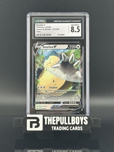 Snorlax V 141 - SWSH01: Sword & Shield Base Set Pokemon 2020