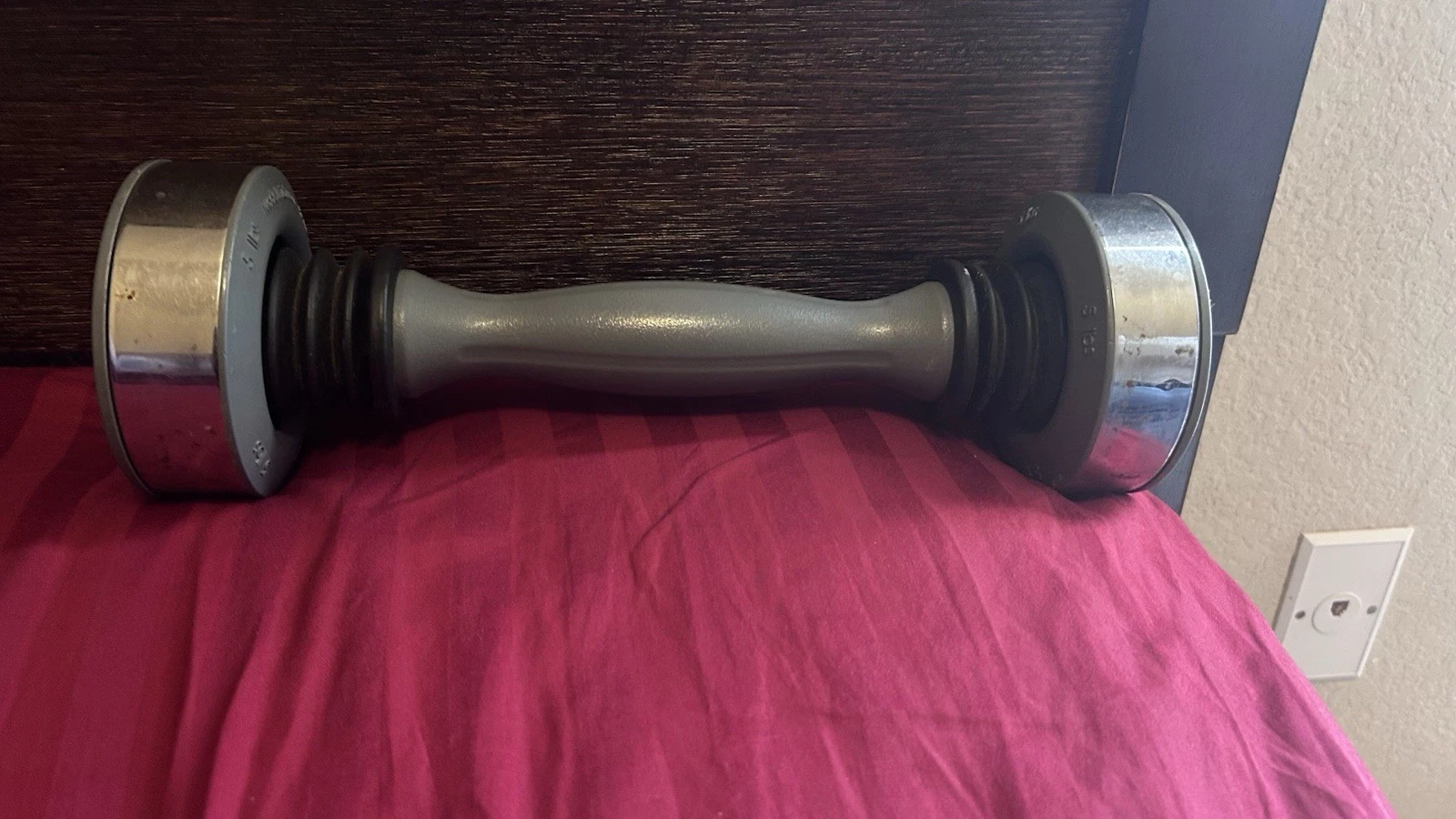 Shake Weight 5lb Dumbbell Grey Exercise Work Out Fitness