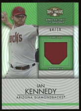 2012 Topps Triple Threads Unity Relics Emerald /18 Ian Kennedy #TTUR-191