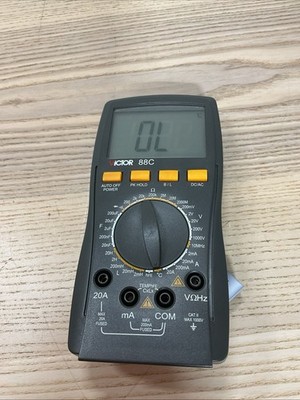 VICTOR 88C Handheld Large-screen Multimeter LCD Display Digital Multimeter