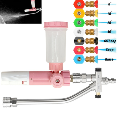 #ad #ad Pressure Washer Gun Car Foam Cannon Dual Connector Double Tip Attachment Nozzle $29.99
