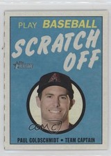 2019 Topps Heritage 1970 Topps Scratch Off Paul Goldschmidt #9 10k8