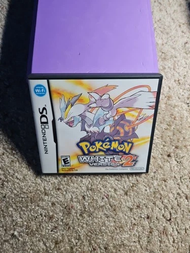 Pokemon: White Version 2 (Nintendo DS, 2012) Authentic Complete All Inserts