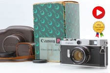  N MINT w/ Box Canon P Rangefinder Film Camera 50mm F/2.2 L39 Lens From JAPAN
