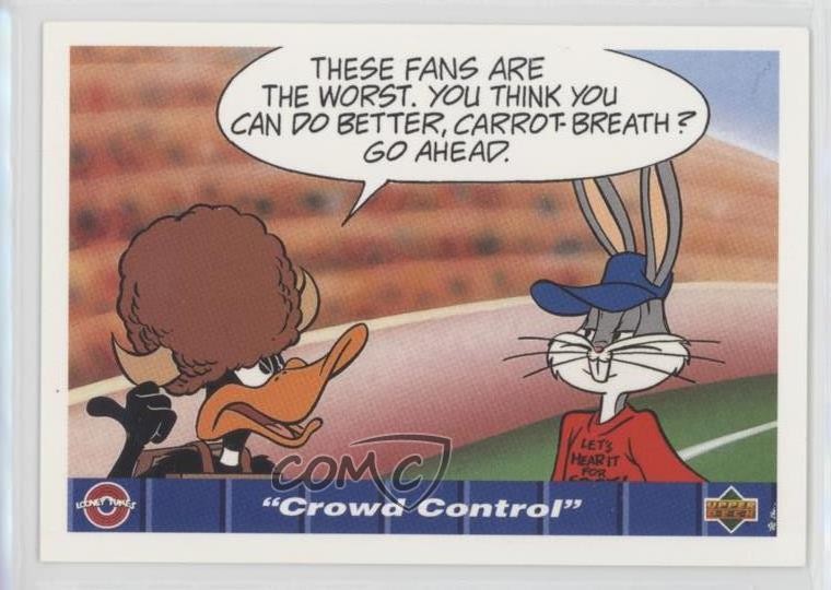 1992 Upper Deck Comic Ball IV Thing Daffy Duck Bugs Bunny Crowd Control 0j1a