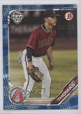 2019 Topps Holiday Bowman Blue Prospects 32/150 Alek Thomas #TH-AT 0q1p