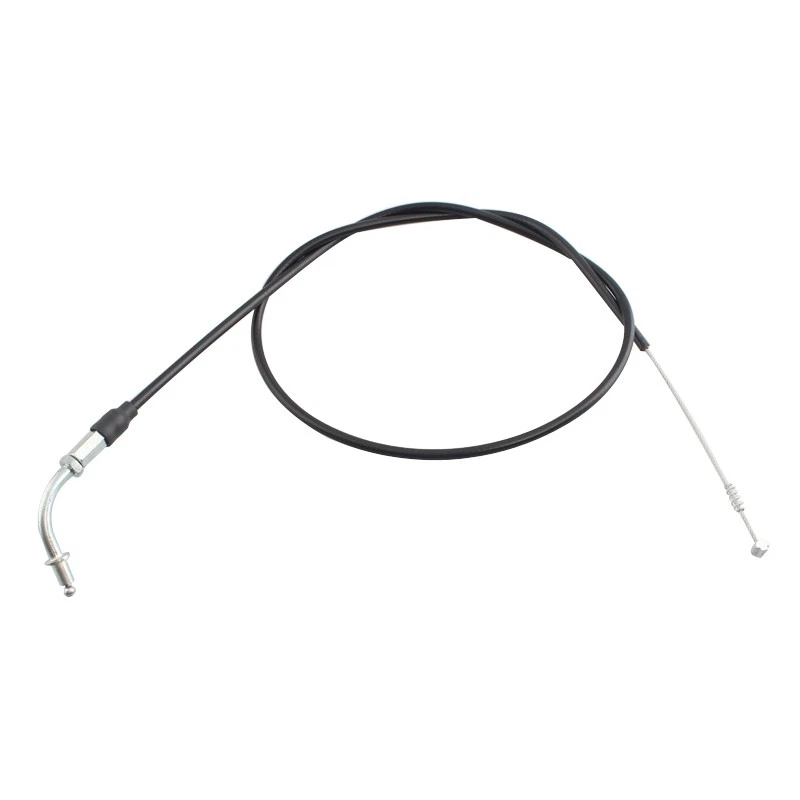 90CM 35" Black Throttle Cable Wire Steel Set Fit For Harley Sportster XL1200 883 - Image 2 of 4