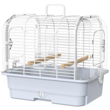 Travel Bird Carrier Cage,Transparent Parakeet Cage,Small Portable Bird Cage