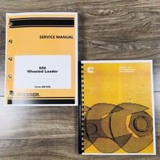 Dresser International 550 Wheel Loader Service Manual Set Repair Shop Book