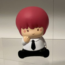 Chainsaw Man Anime Makima Sitting Figurine Red Hair White Shirt Black Tie