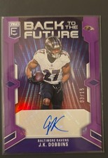 2023 Panini Donruss Elite - Back to the Future Signatures J.K. Dobbins...