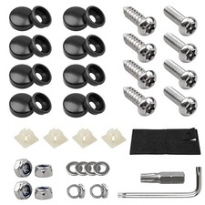 License Plate Screws Kits Stainless Steel Anti Theft Mounting Hardware For Car License Plate Screws Kits Stainless Steel Anti Theft Mounting Hardware For Car