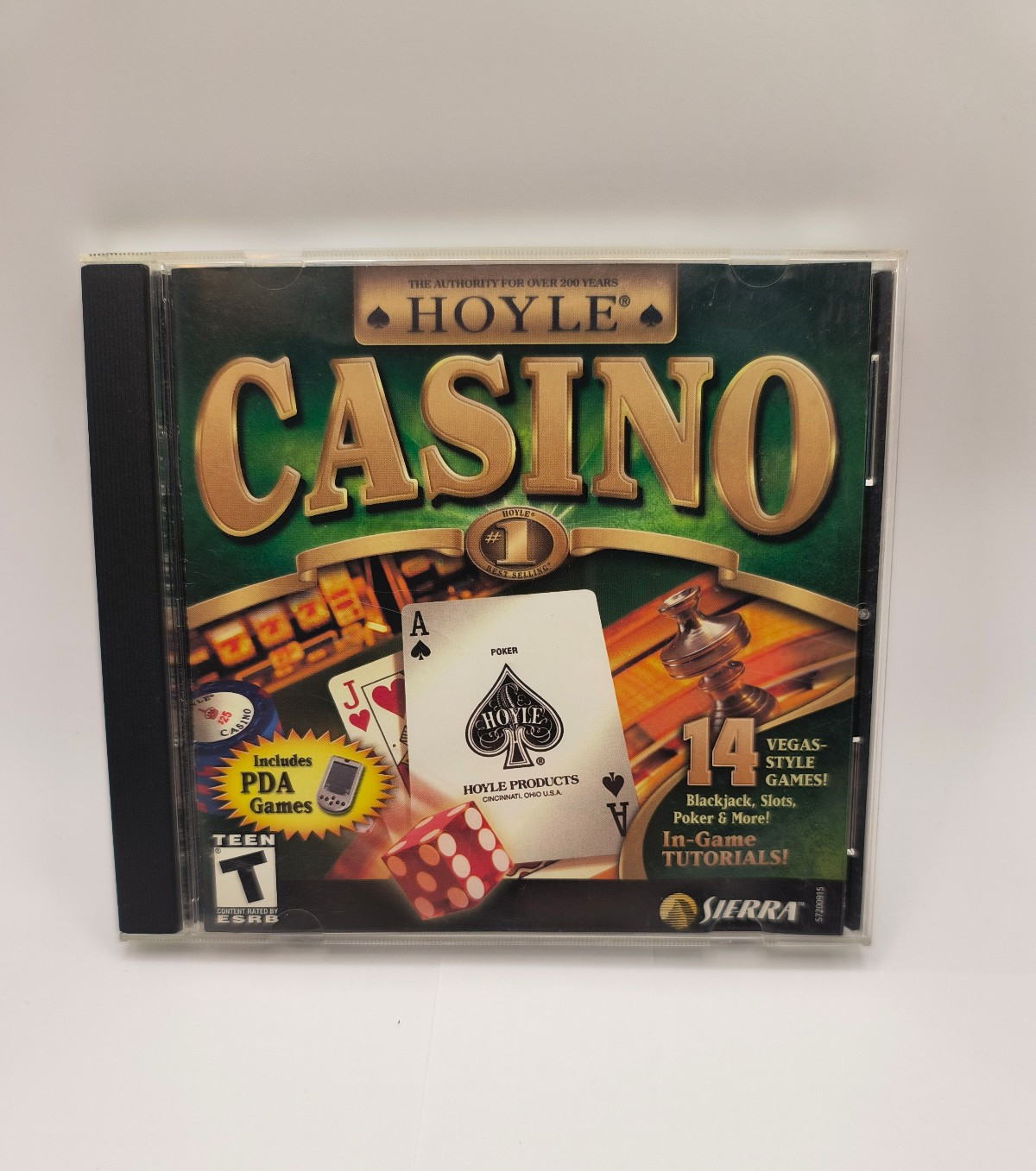 Hoyle Casino PC CD-ROM Sierra Complete CIB w/ Manual Disc (2003) 14 Vegas Style