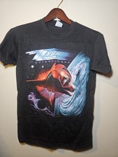 Vintage 80s ZZ Top Afterburner Rock Band Single Stitch T Shirt USA Made Medium