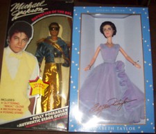 Elizabeth Taylor & Michael Jackson Grammy Awards Dolls