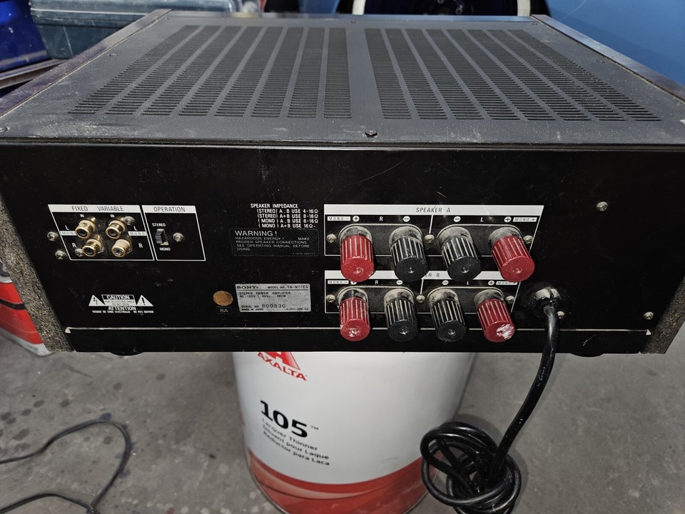 Sony TAN77ES Stereo Power Amplifier Works eBay