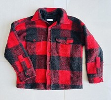Anine Bing Jacket Shacket Padded Shirt Check Plaid Wool Lined Black Red Xs 8-10