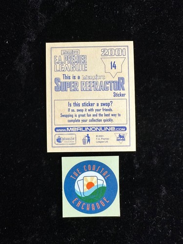 Merlin's F.A. Premier League 2001 | Blue Back | Sticker(s) aussuchen | #1-253 - Bild 29 von 497