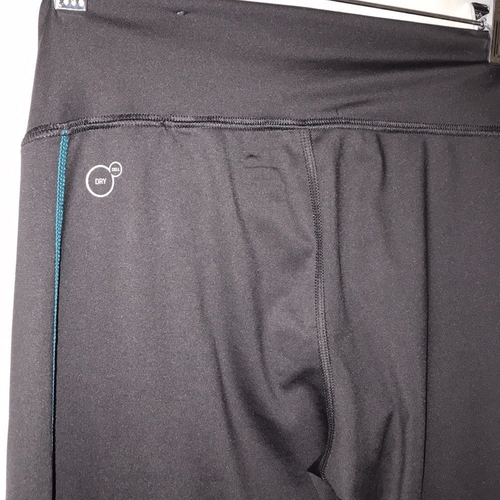 Puma Girls Black Blue Cell Dry Elasticized Waistband Leggings Size Large - Picture 7 of 7