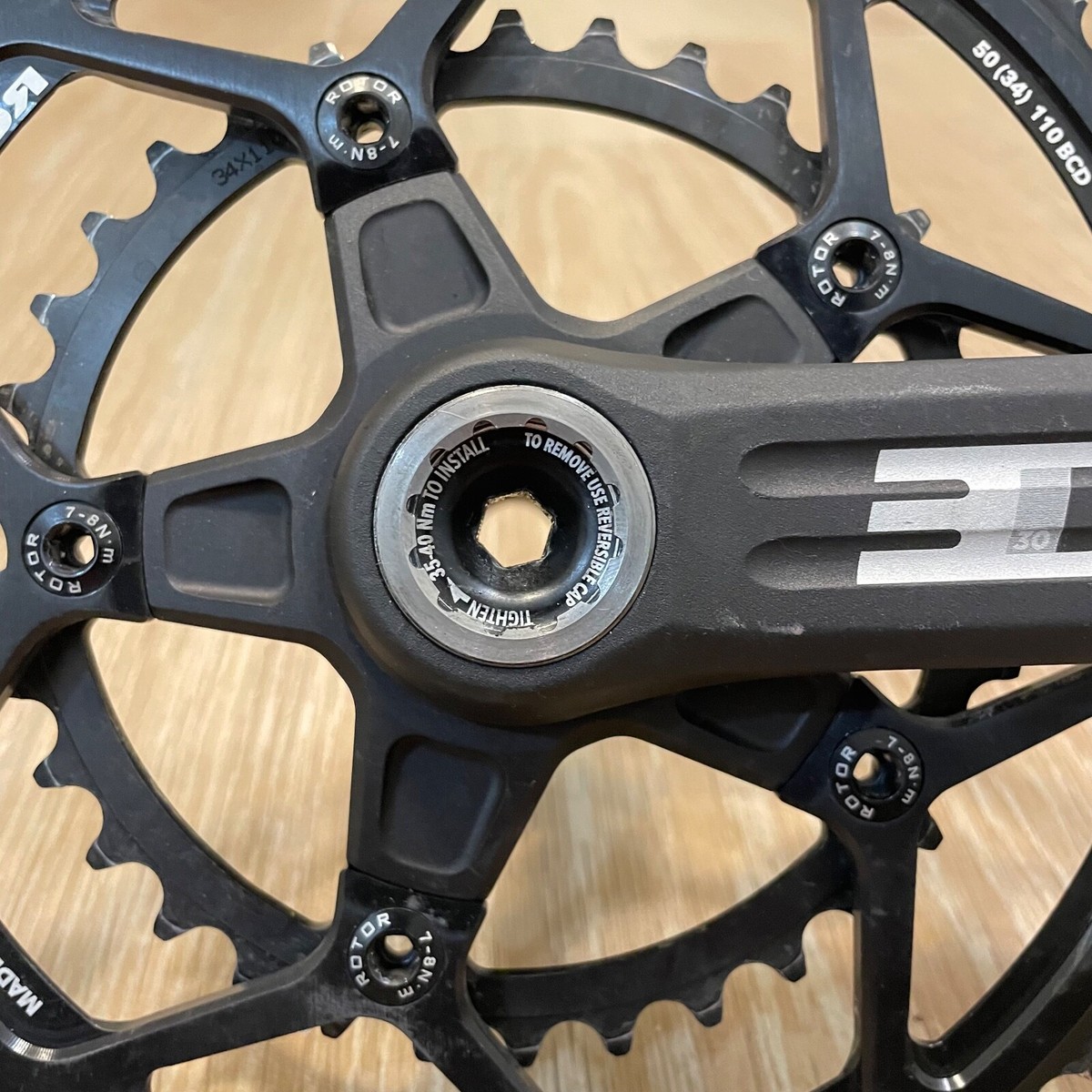 ROTAR - ROTOR 3D＋（165mm.50/34T） ROTAR - ROTOR 3D＋（165mm.50/34T） ROTOR 3D AERO TT Crankset