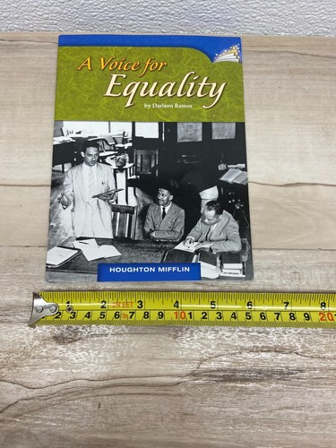 Houghton Mifflin A Voice For Equality Kids Educational Book By Darleen Ramos - Picture 6 of 6