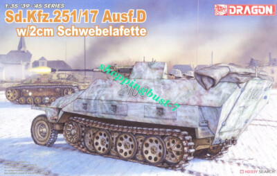 DRAGON 6292 German Sd.Kfz.251/17 Ausf.D ASDF-propelled Artillery Versus Model