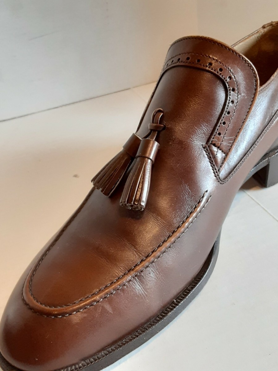 Vintage Mens Nettleton Brown Tassel Loafers/Shoes Size 8 EUC  display picture 3