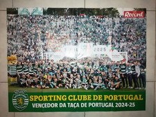 PÓSTER RÉCORD GIGANTE (80x60) DEPORTIVO CP GANADORES COPA PORTUGUESA 24/25