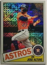 2020 Topps Silver Pack 1985 Topps Chrome Baseball JOSE ALTUVE #85C-14 Astros