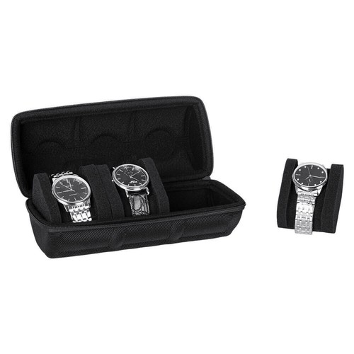 1/2/3/5/6 ranuras reloj de viaje estuche con rollo reloj de pulsera estuche de exhibición caja de almacenamiento - Imagen 7 de 38