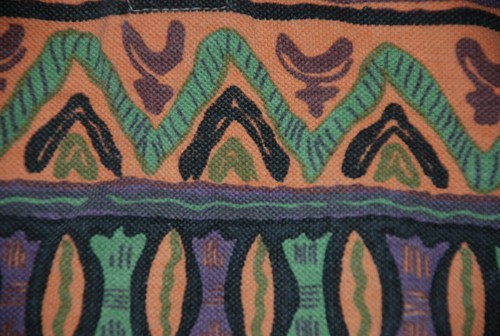ORANGE PRINT PATTERN SHIRT SIZE SMALL - Picture 3 of 4